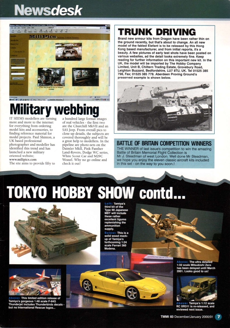 Tamiya Model Magazine 083 (2000-12)